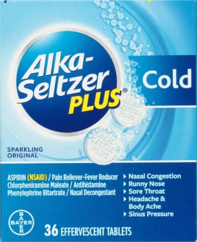 Alka-Seltzer Plus Sparkling Original Cold