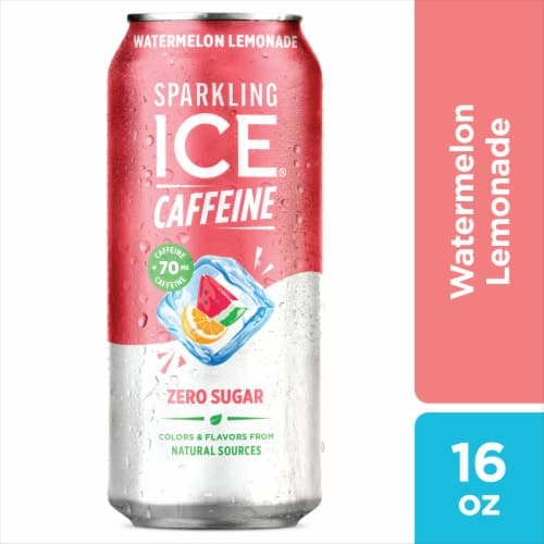 Sparling Ice + Caffeine Watermelon Lemonade Sparkling Water