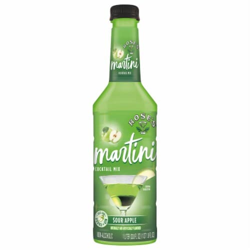 Rose'S Sour Apple Martini Cocktail Mix
