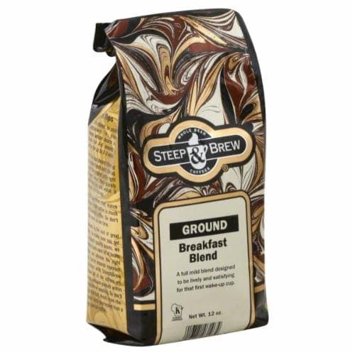 Steep & Brew Breakfast Blend Light Roast Ground Coffee