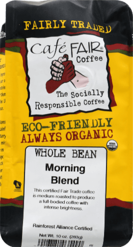 Cafe Fair Coffee, Whole Bean, Morning Blend