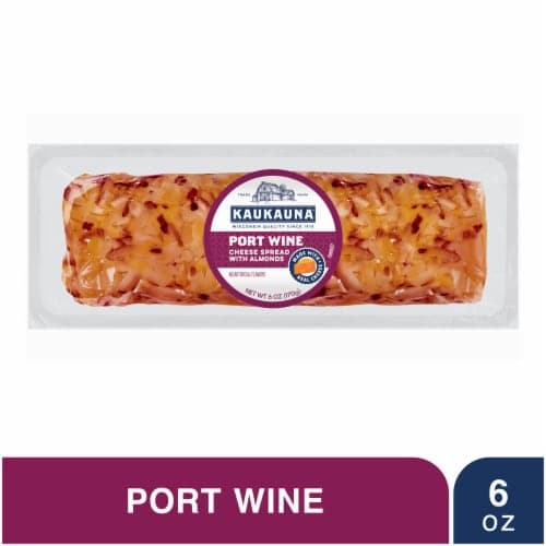 Kaukauna Port Wine Spreadable Cheese Log