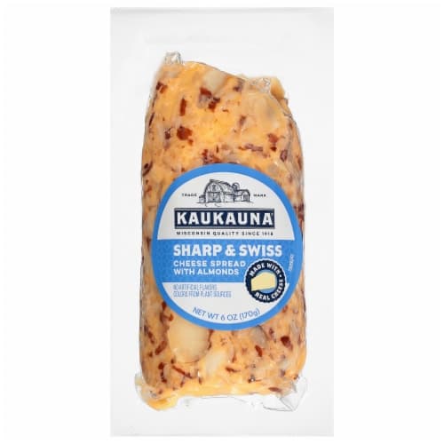 Kaukauna Sharp & Swiss Spreadable Cheese Log