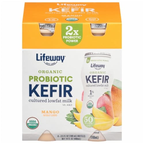 Lifeway Mango Organic Probiotic Low Fat Kefir Drinks