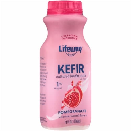 Lifeway Kefir, Lowfat, 1% Milkfat, Pomegranate