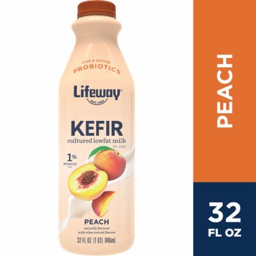 Lifeway Kefir Smoothie Cultured Lowfat Milk Peach