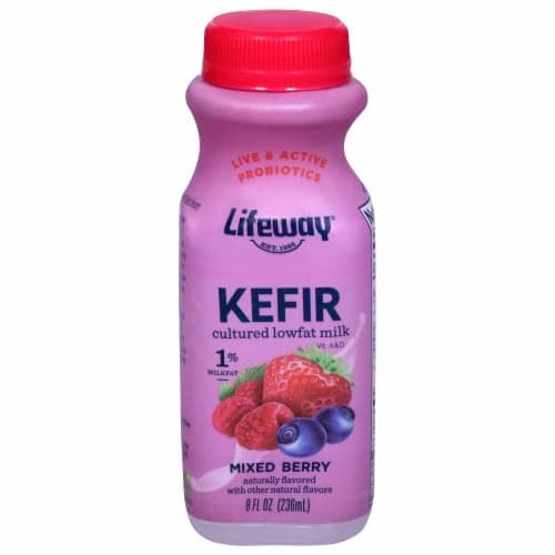 Lifeway Mixed Berry Probiotic Low Fat Kefir Drink