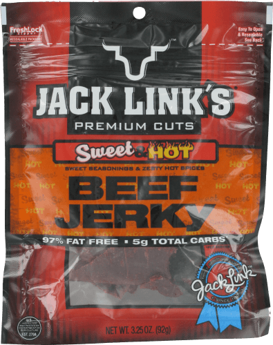 Jack Links, Premium Cuts - Beef Jerky, Sweet & Hot