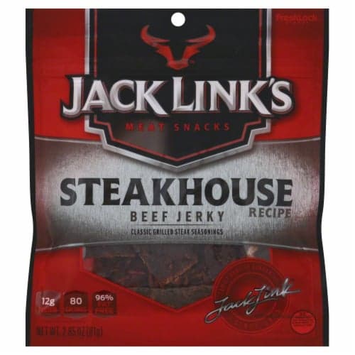 Jack Link'S Steakhouse Recipe Flame Grilled Beef Jerky
