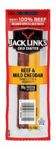 Jack Link'S Cold Crafted Beef Stick & Cheddar Cheese Combo Snack
