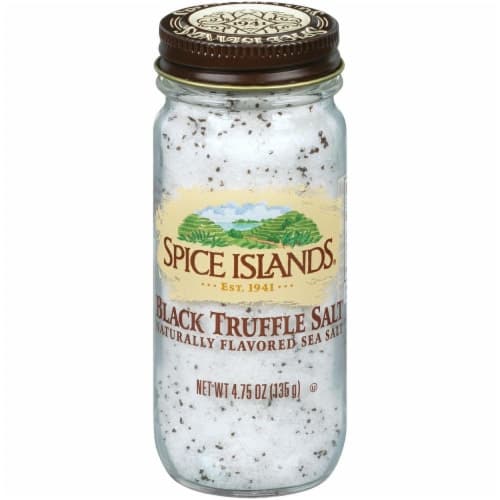 Spice Islands Black Truffle Salt Naturally Flavored Sea Salt Shaker