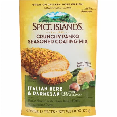 Spice Islands Italian Herb & Parmesan Crunchy Panko Seasoned Coating Mix
