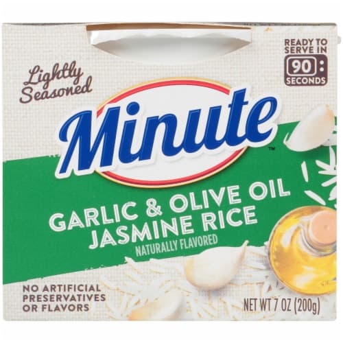 Minute Lightly Seasoned Garlic & Olive Oil Jasmine Rice