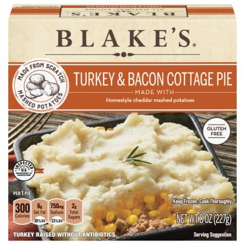 Blake'S Turkey & Uncured Bacon Cottage Pie  Meal