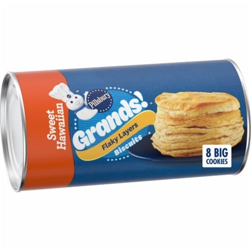 Pillsbury Grands! Biscuits Flaky Layers Sweet Hawaiian Tube