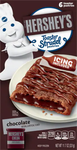 Pillsbury Toaster Strudel Toaster Pastries, Chocolate, With Icing