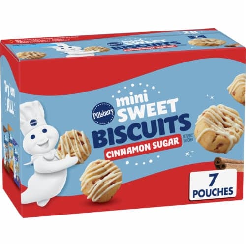 Pillsbury Cinnamon Sugar Mini Sweet Biscuits, 7 Pouches