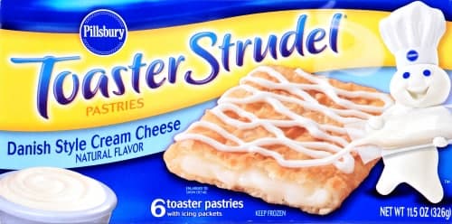 Pillsbury Toaster Strudel Toaster Pastries, Danish Style Cream Cheese