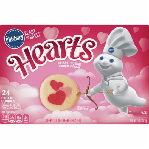 Pillsbury Ready To Bake! Cookies, Sugar, Hearts