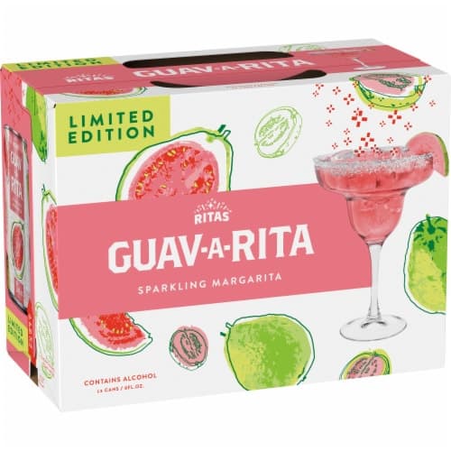 Ritas Guav-A-Rita Malt Beverage, Oz. Cans, 8.0% Alc./Vol., 8% Abv