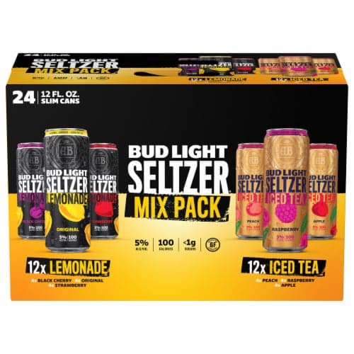 Bud Light Seltzer Lemonade  & Iced Tea Mix Variety Pack Cans