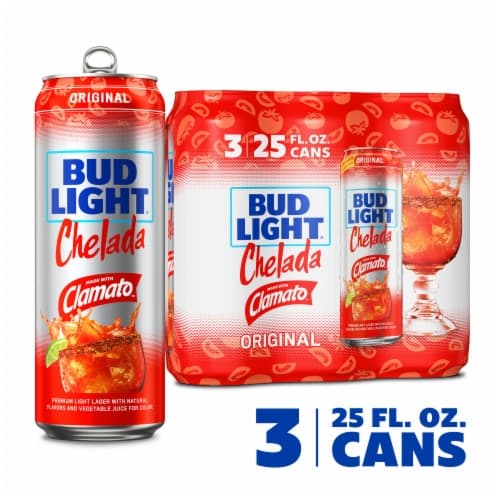 Bud Light Chelada Original Made With Clamato Beer