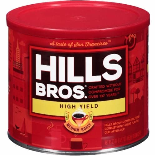 Hills Bros. Coffee, Ground, Medium Roast, High Yield
