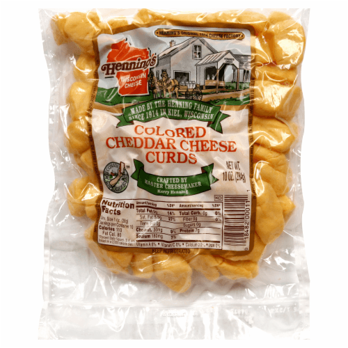 Hennings Colored Cheddar Cheese Curds