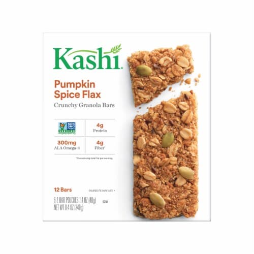 Kashi Granola Bars, Crunchy, Pumpkin Spice Flax