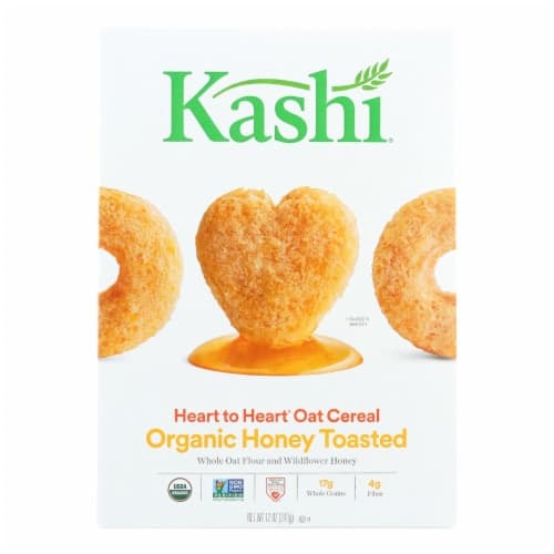 Kashi Organic Honey Toasted Heart To Heart Oat Cereal