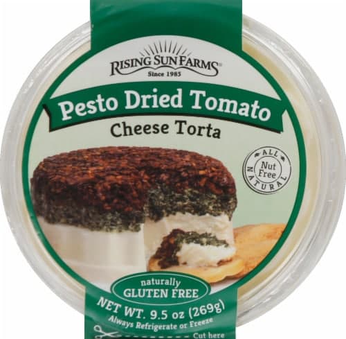 Rising Sun Cheese Torta, Pesto Dried Tomato