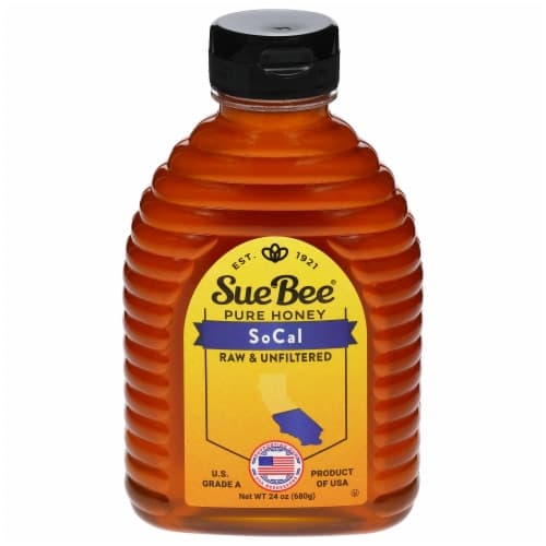 Sue Bee Socal Raw & Unfiltered Wildflower Pure Honey
