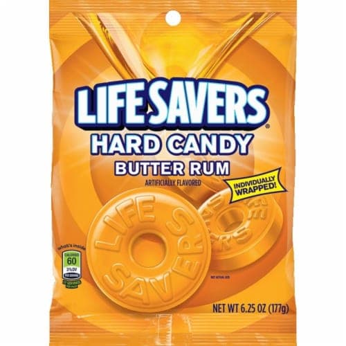 Lifesavers Hard Candy, Butter Rum