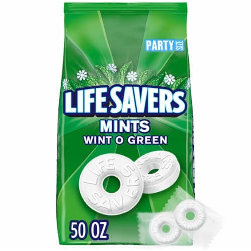 Life Savers Wint O Green Mint Hard Candy Party Size