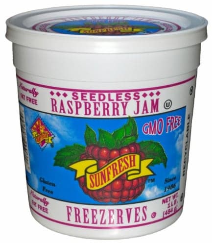 Sunfresh Seedless Raspberry Jam Freezerves