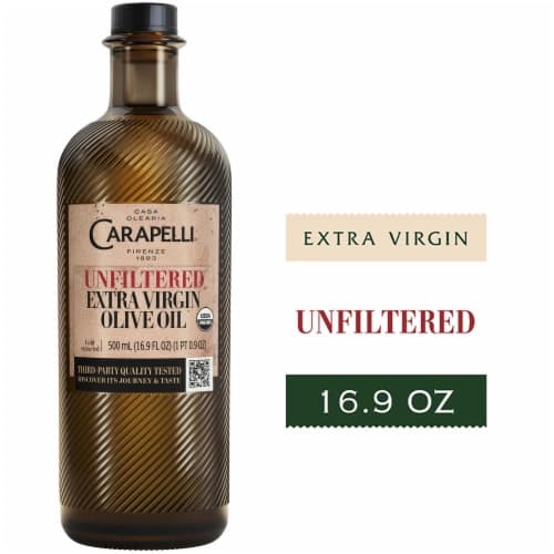 Carapelli Olive Oil Organic Extra Virgin Unfiltered