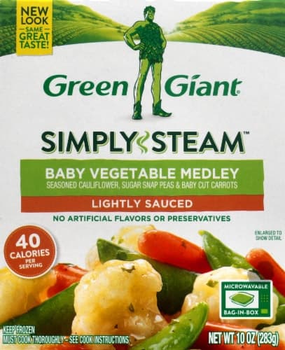 Green Giant Simply Steam Lightly Sauced Baby Vegetable Medley
