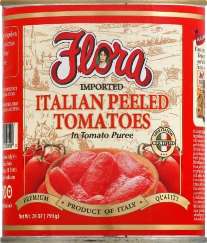 Flora Tomatoes, In Tomato Puree, Italian Peeled