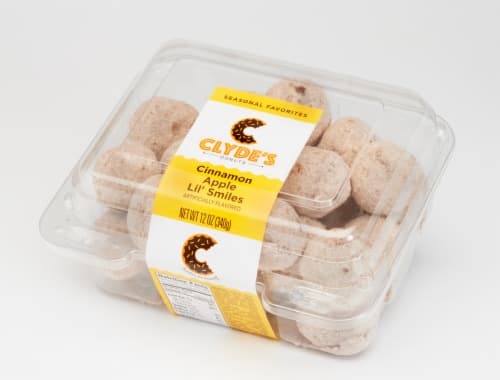 Clyde'S Cinnamon Apple Lil' Smiles Donut Holes