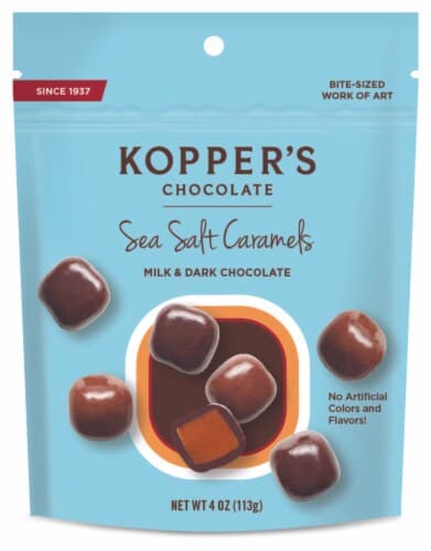 Kopper'S Chocolate Sea Salt Caramels