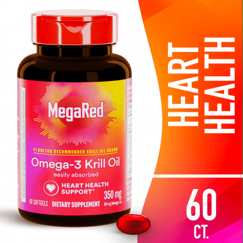 Megared Dietary Supplement Omega 3 Krill Oil/Softgel