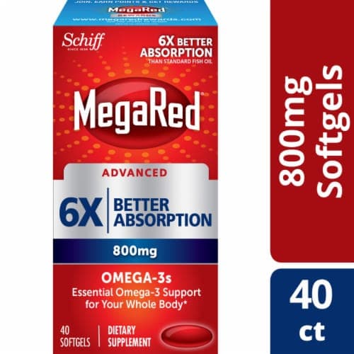 Schiff Megared Advanced Absorption Omega-3S Softgels