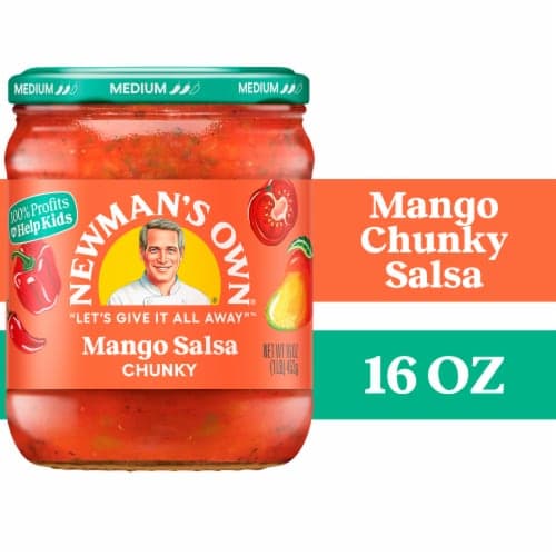 Newmans Own Salsa Medium Chunky Mango