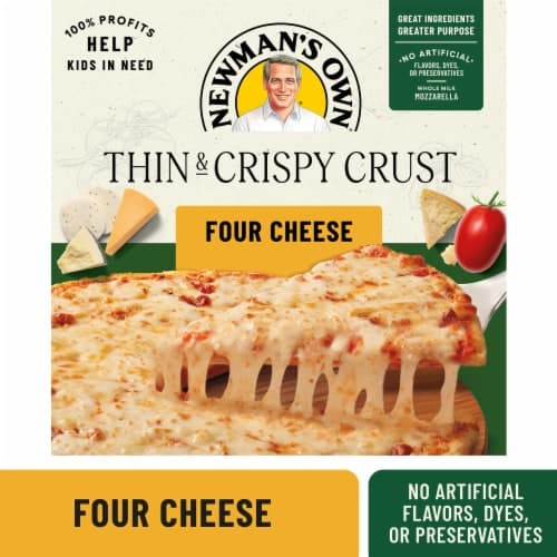 Newmans Own Pizza Thin And Crispy Four Cheese