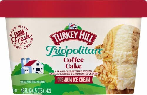Turkey Hill - Trio Coffee Cake Ice Crm
