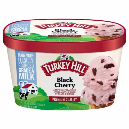 Turkey Hill Premium Black Cherry Ice Cream