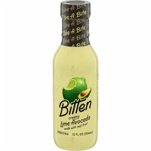 Bitten Creamy Lime Avocado Dressing With Real Fruit, Oz