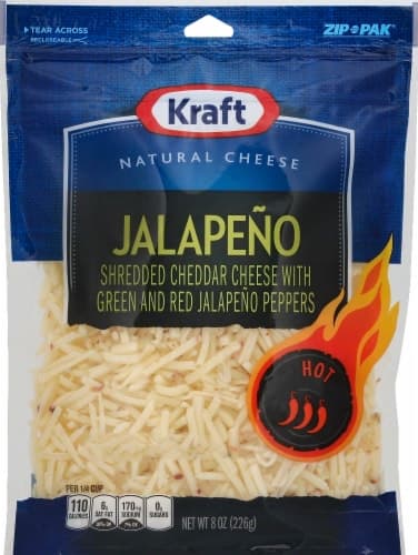 Kraft Jalapeno Cheddar Shredded Natural Cheese