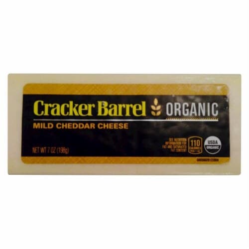 Cracker Barrel Cheese, Organic, Mild Cheddar