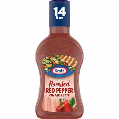 Kraft Roasted Red Pepper Olive Oil Vinaigrette , Oz